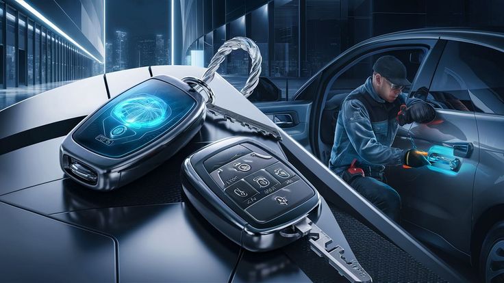 Car key replacement professional
